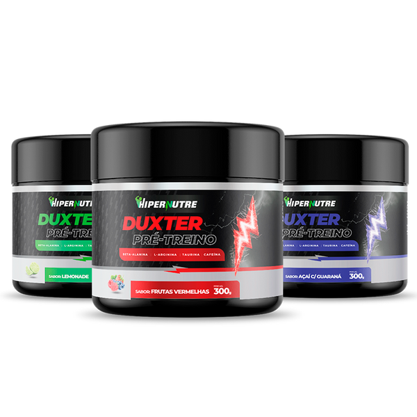 Kit - 3 Unidades - Pré-Treino Duxter HiperNutre | 300g