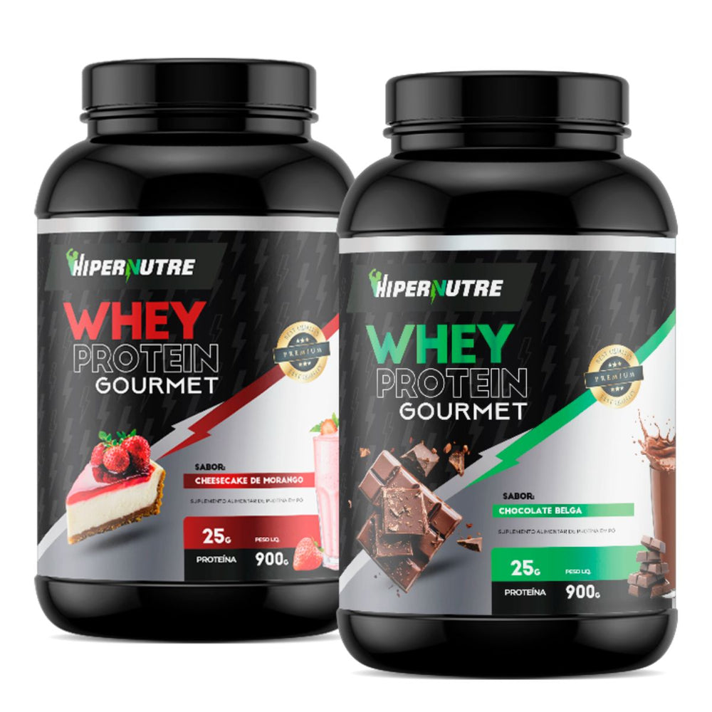 Kit - 2 Unidades - Whey Protein Gourmet HiperNutre | 900g