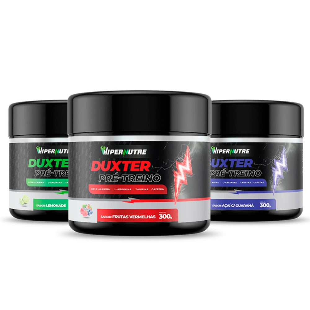 Kit - 3 Unidades - Pré-Treino Duxter HiperNutre | 300g